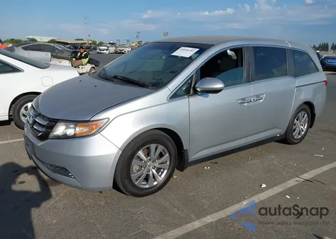 2015 Honda Odyssey Ex z USA, uszkodzony, nr VIN 5FNRL5H40FB077920